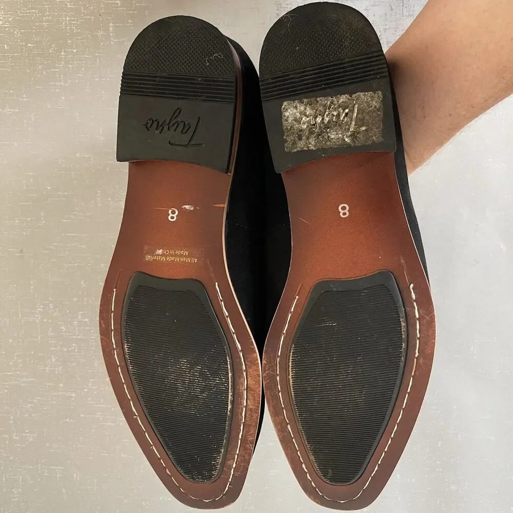Tayno‎ Alpha Black Loafers Dress Shoes Men's Size 8 Preppy Holiday Party